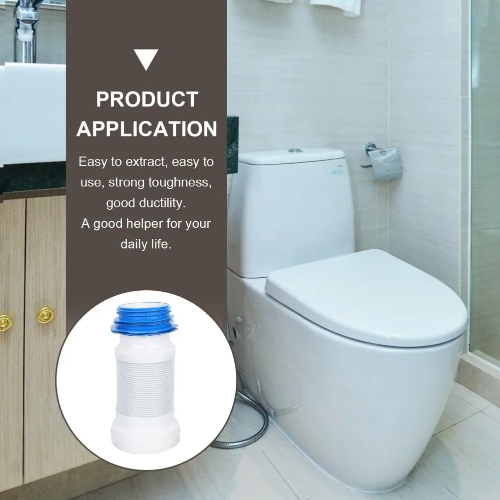 Flexible Toilet Waste Pipe Adapter with Reinforced Inner Coil and Outer PP Sheath for Long Term Plumbing Reliability