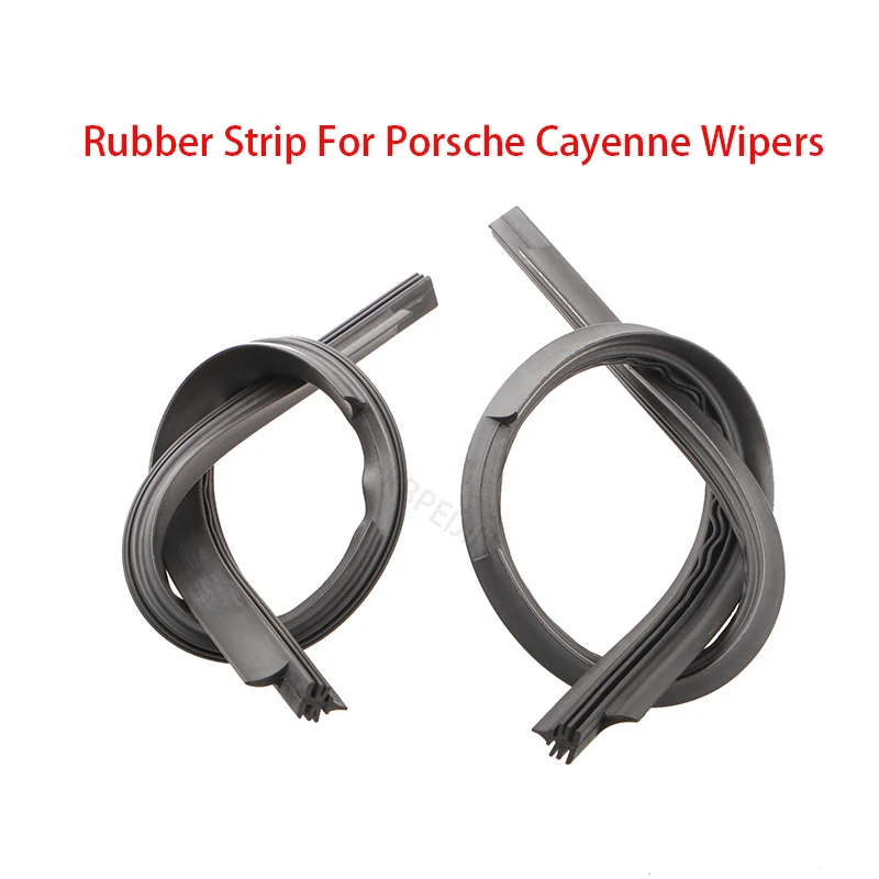 1Set Car Wiper Blade Insert Rubber Strip Refill For Porsche Cayenne Front Windscreen Wipers Accessories