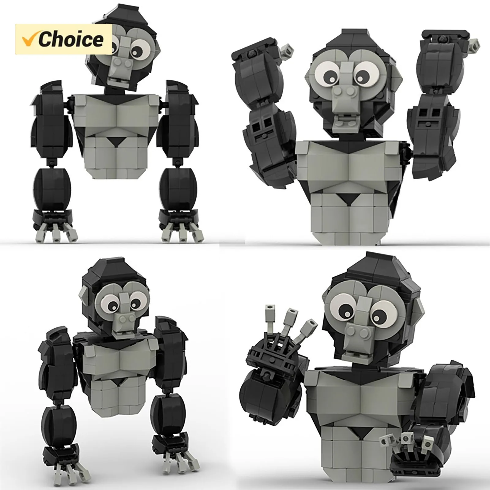 

New Building Desktop Decorative Ornaments Puzzle Assembled Handmade Children's Birthday Gift Toys
