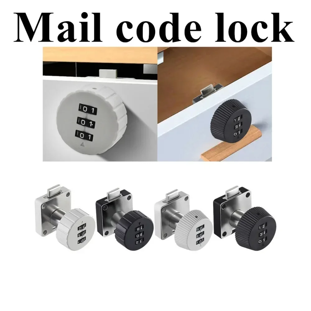 Privacy Code Lock Easy To Install Durable Combination Password Keyless Drawer for Cabinet Mail Box Hardware Combination Cam Lock