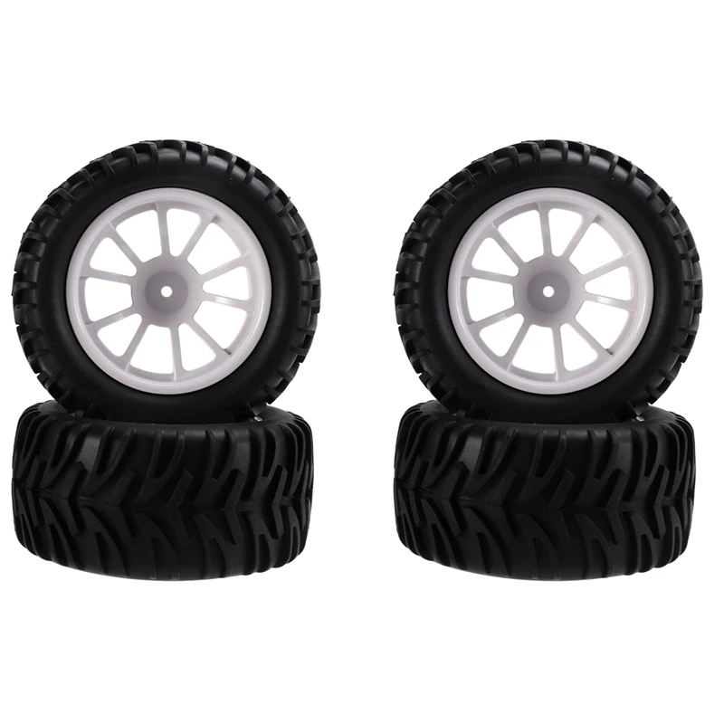 128MM 1/10 RC Monster-Truck Buggy-Tire Tyre Wheel Foam Inserts 12Mm Hex For Traxxas/Arrm /Redcat/HSP/HPI/Tamiya/Kyosho