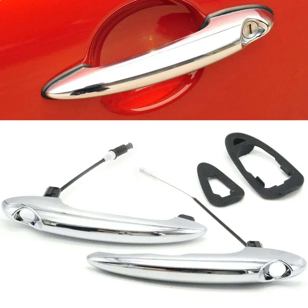 

Front Side Chrome Silver Exterior Door Handle For BMW Mini Cooper R50 R51 R52 R53-R55 Clubman R56 R57 R58 R59 R60 Countryman R61