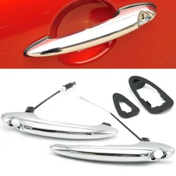 Front Side Chrome Silver Exterior Door Handle For BMW Mini Cooper R50 R51 R52 R53-R55 Clubman R56 R57 R58 R59 R60 Countryman R61