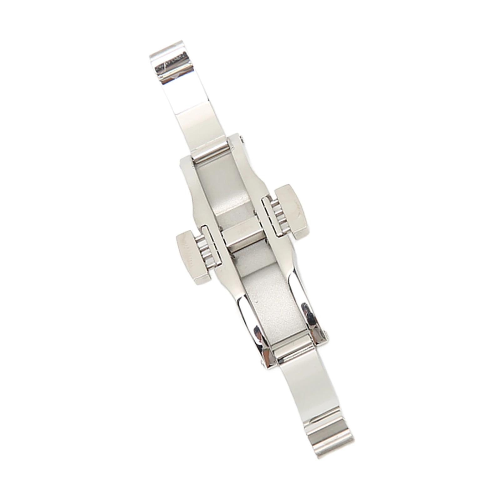 Watch Depolyment Clasp Stainless Steel Folding Deployment Clasp Push Button Buckle Watch Accessory