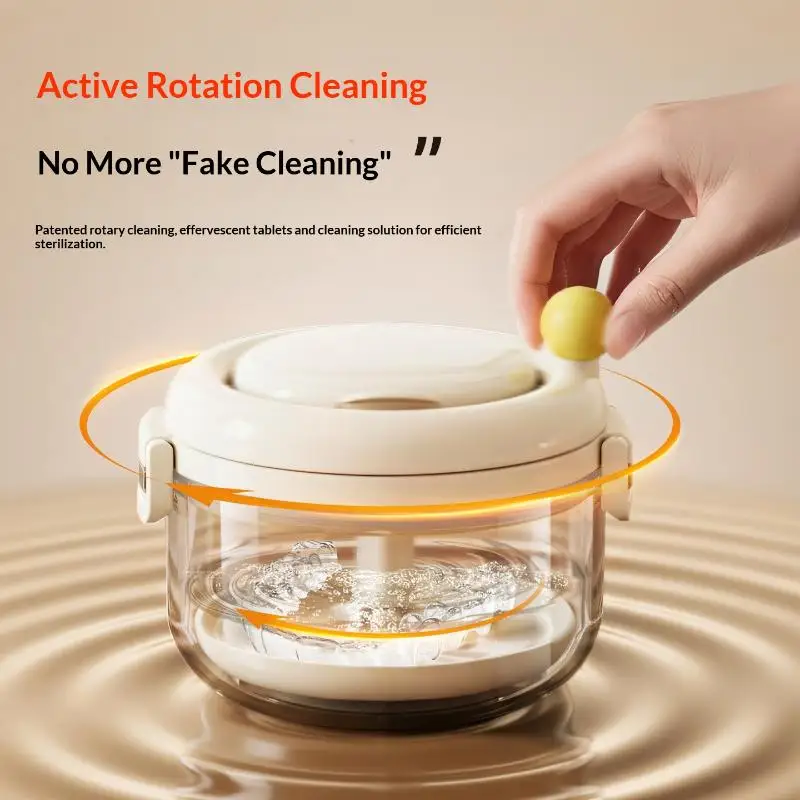 Portable Teeth Aligner Storage Case with Mirror Food Grade Material for Home Travel Brace Retainer Holder Box