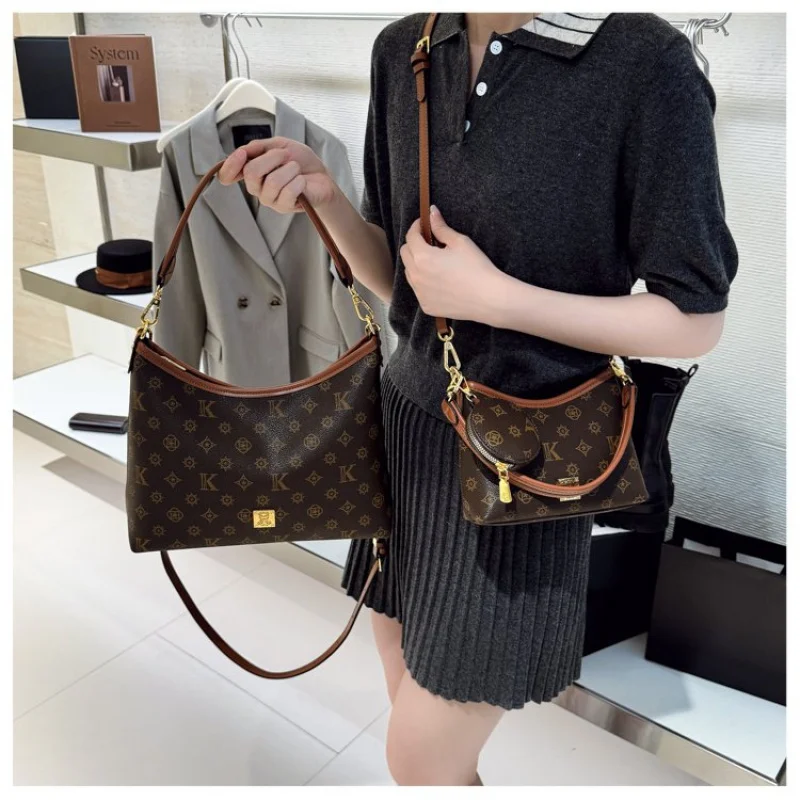 

Уникальная высококачественная женская сумка через плечо в винтажной моде с модным однотонным буквенным дизайном