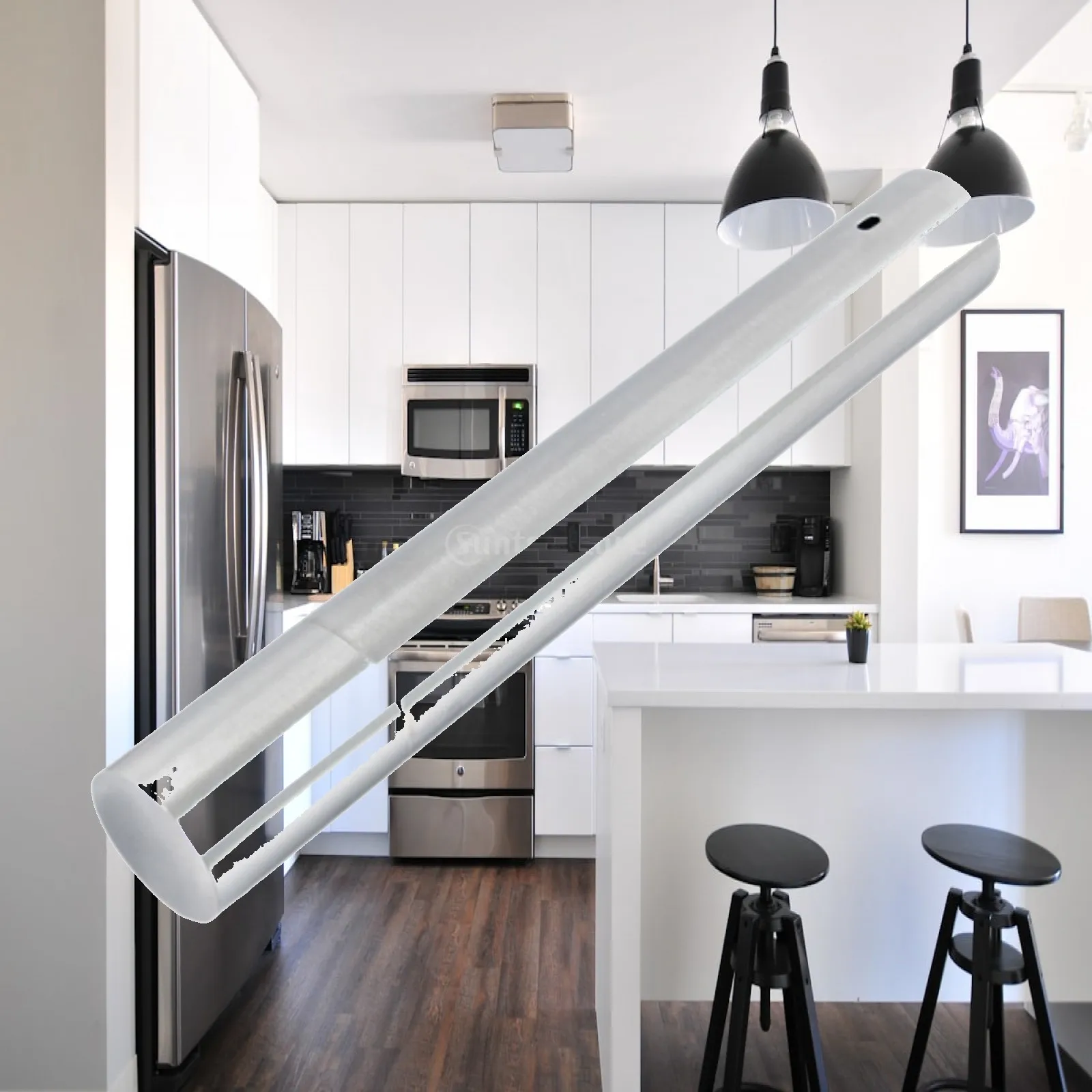 Document Tube BBQ Skewers Storage Tube File Storage Metal Sticks Organize Container