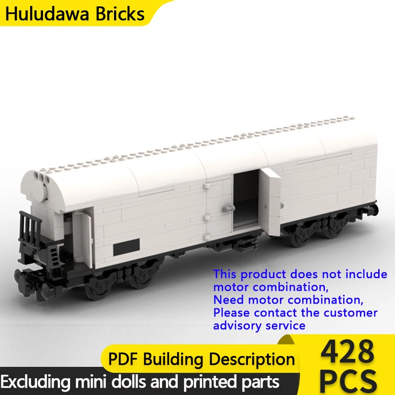 

Модель городской автомобиль MOC, строительные кирпичи, немецкая железная дорога, холодильный вагон, модульная технология, подарки, праздник, сборка, детский игрушечный костюм