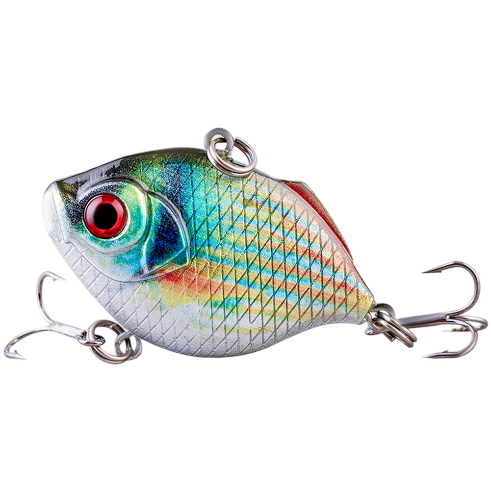 

3D Printed VIB Fishing Lure For Predatory Fish 4.5cm 8.8g Hard Bait All Water Layer Use 5 Color Options Lifelike Scales
