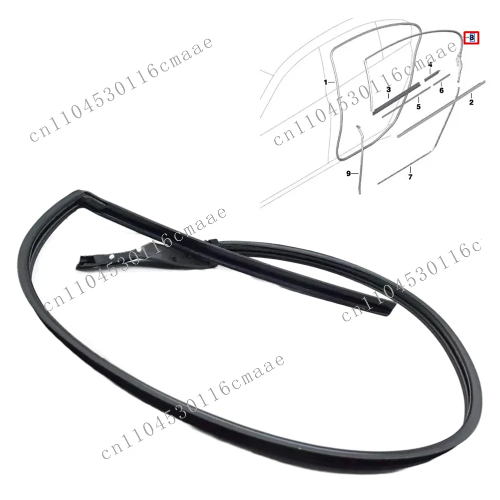 New Right Rear Door Roof Sealing Strip Suitable for Model Years' 09 To '15