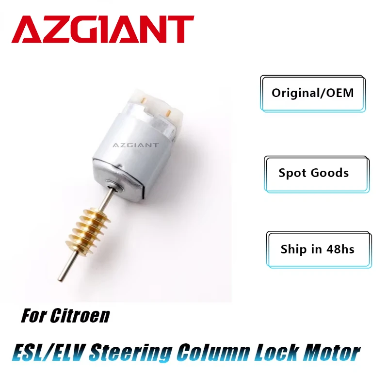 

ELV Steering Column Lock Motor for 2019 Citroen C3 C4 PICASSO Direction Actuator Power 12V, 1020633 3P3435