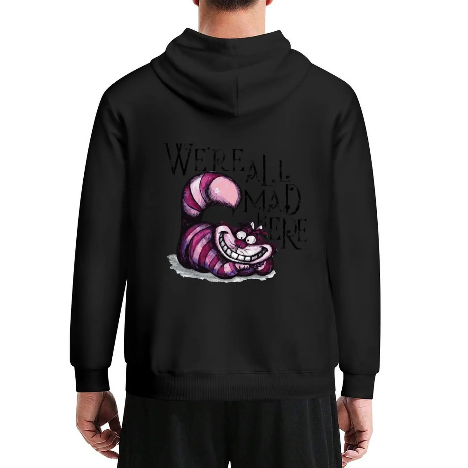 

We're All Mad Here Hoodie japanese style men's clothes mens clothing men's sweat-shirt set man hoodie
