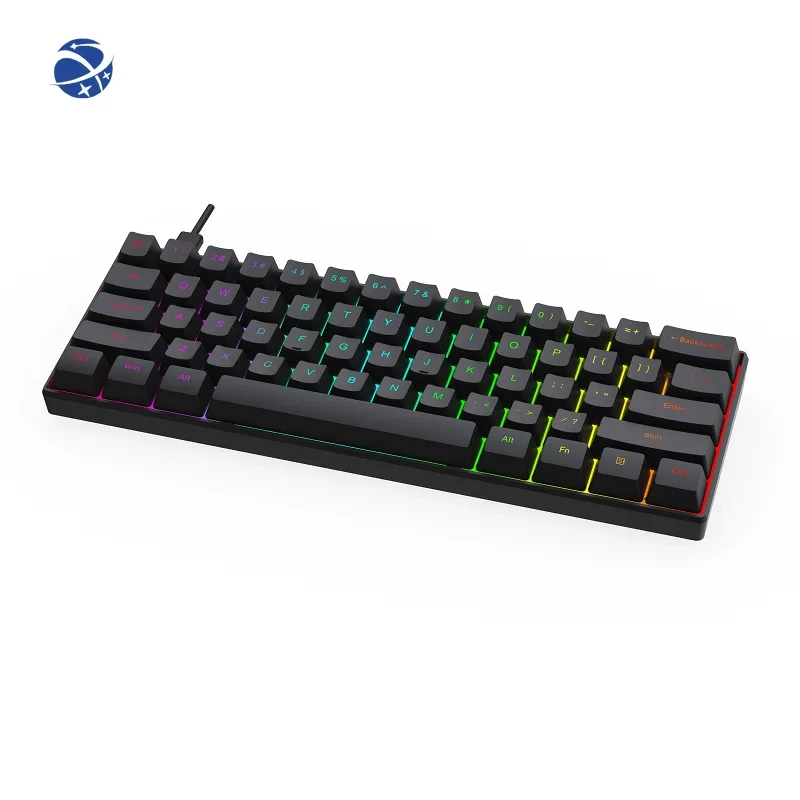 

High-quality the best rgb PC Mechanical Gaming Keyboard 60% mechanical 68KEYS gaming keyboard