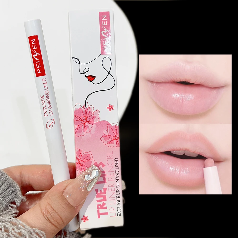 Waterdichte Matte Lipliner Potlood Rode Contour Tint Lippenstift Duurzame Non-Stick Cup Hydraterende Nude Rode Lip Voering Pen Lippen Make-Up