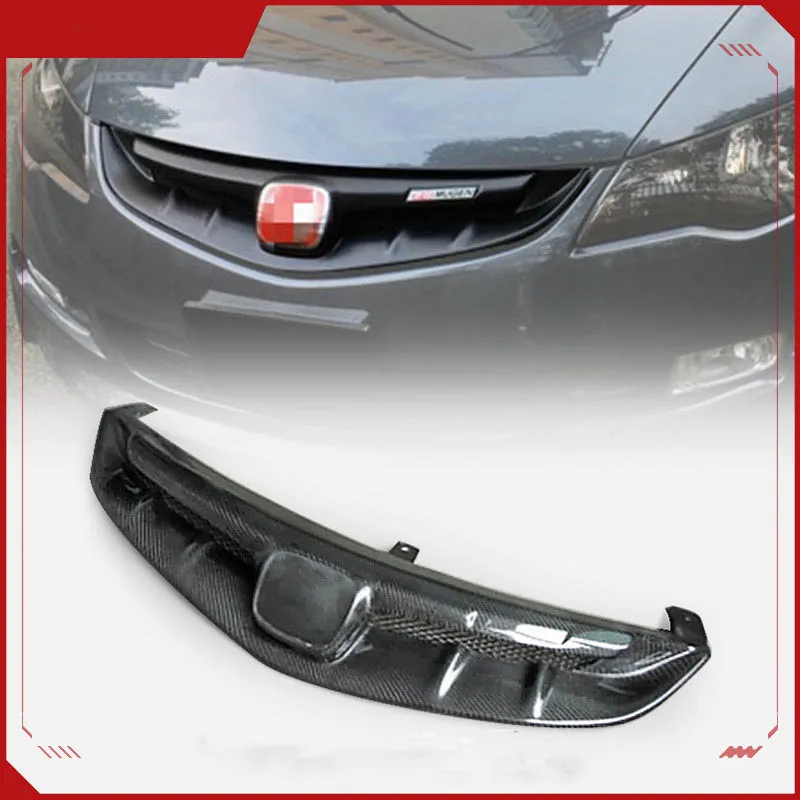 

Fits the Honda Civic FD2 8th Gen with carbon fiber mod and Mugen 2 grille replacement.