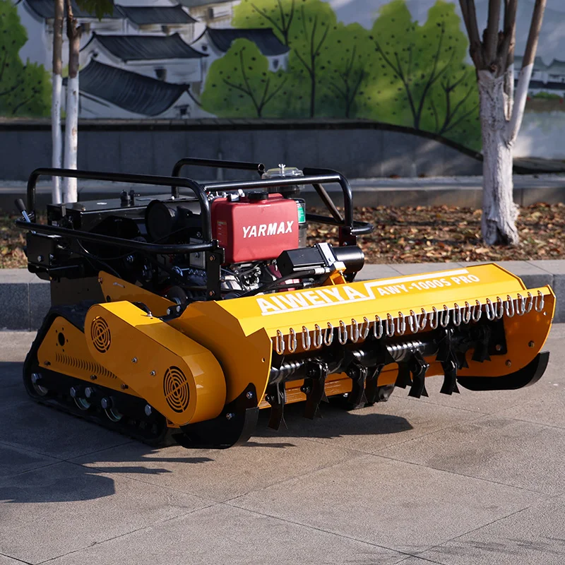 Customized Single Cylinder 4-Stroke Mower: Remote Control, Cordless Operation, EPA Compliant