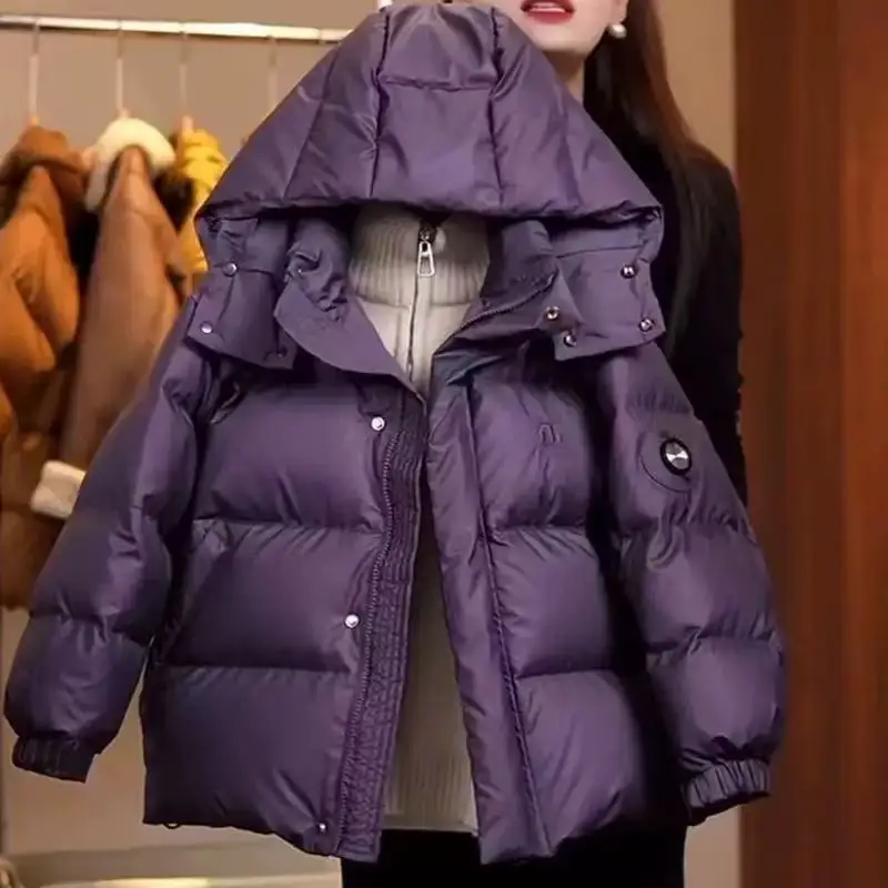 Winterjacke für Jungen, dicke warme Kapuzenjacke für Kinder, winddichte Freizeitjacke für Mädchen, Schule, kaltes Wetter, Oberbekleidung, 4-12 Jahre – Detail 12