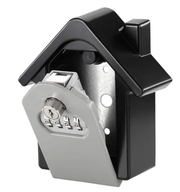 Khóa An Ninh Chống Trộm Cỡ Lớn Mật Khẩu Hộp Kim Loại Chứa Đồ Đa Năng Khóa An Toàn