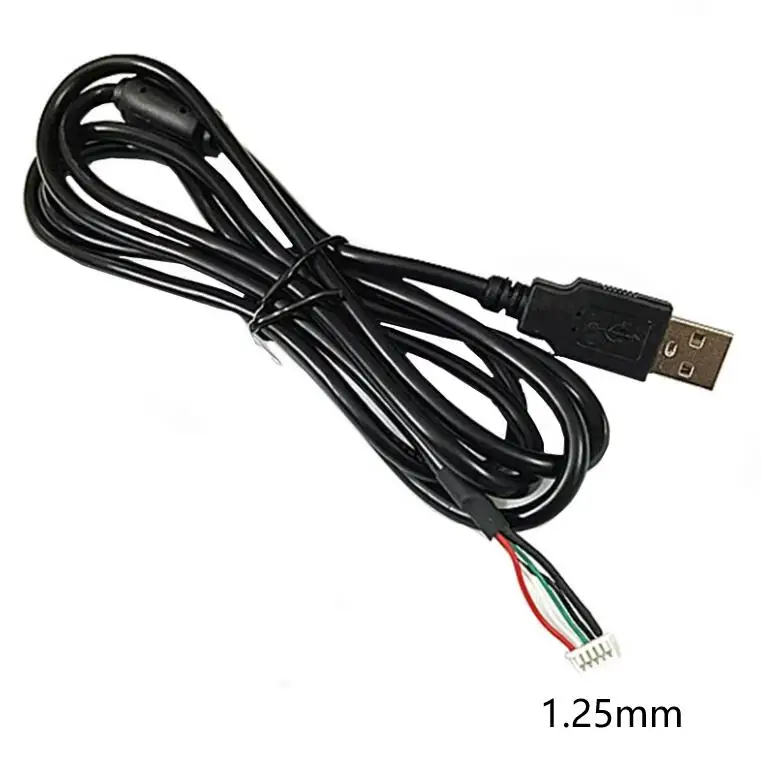 Custom USB to PH1.25mm pitch 5pin small terminal connection cable advertising machine touch screen USB data cable