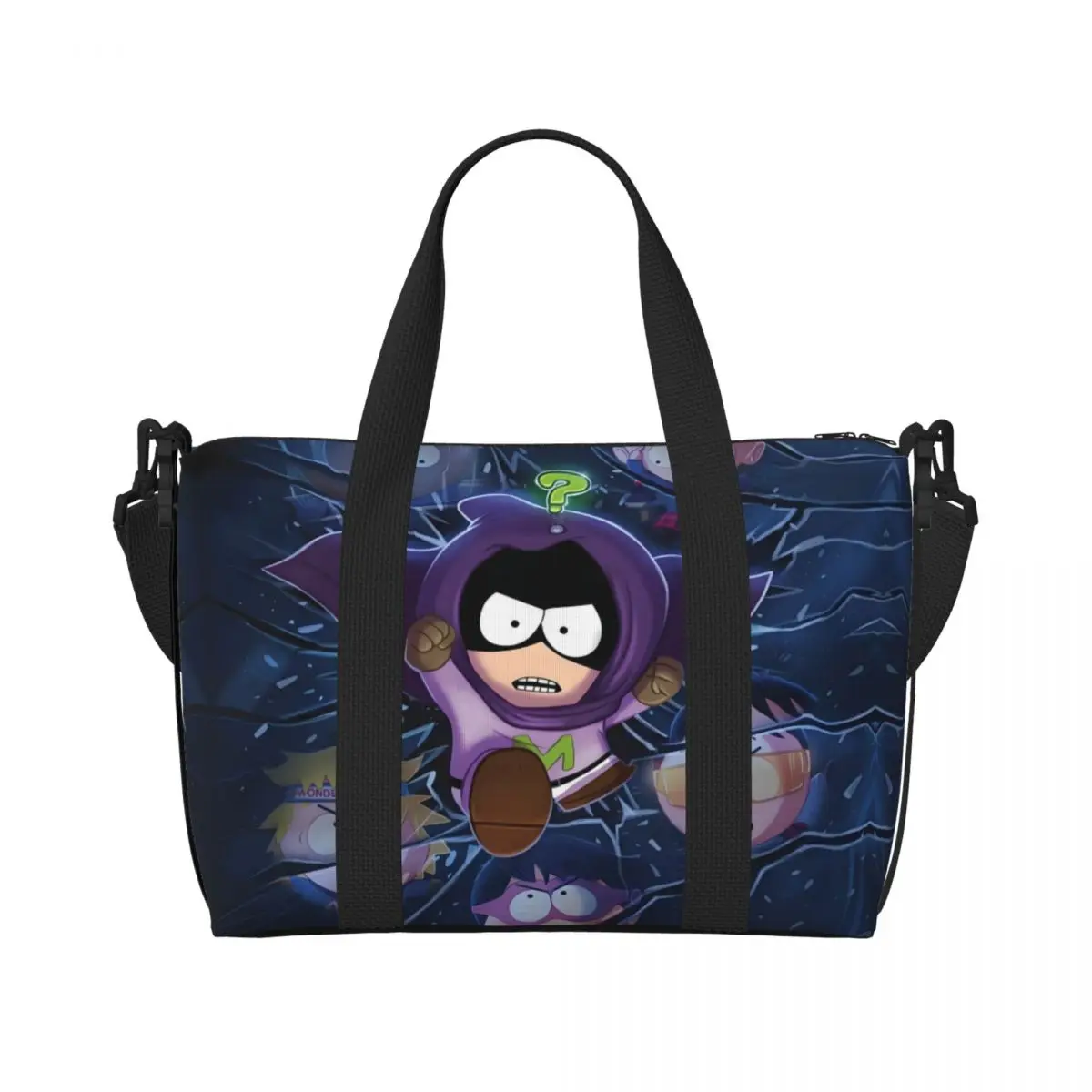 

Custom Large S-South Park Tote Bag Women Cartoon Anime Shopper Shoulder Beach Gym Travel Bag