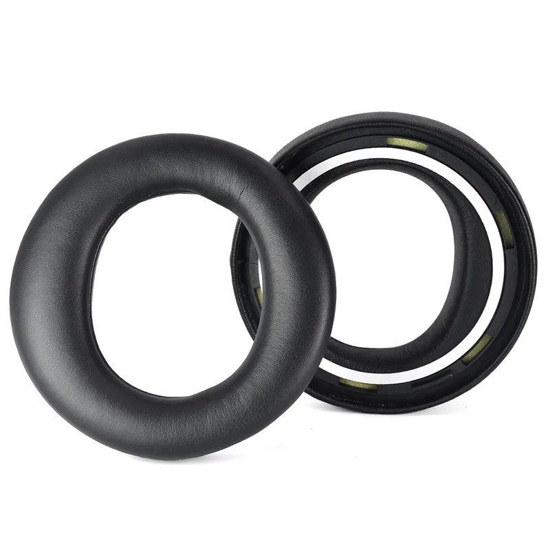 زوج من لينة بروتين الجلود بطانة للأذن ل فيليبس فيديليو L3 سماعة سماعات الأذن رغوة الذاكرة الإسفنج سماعة كم مع مشبك