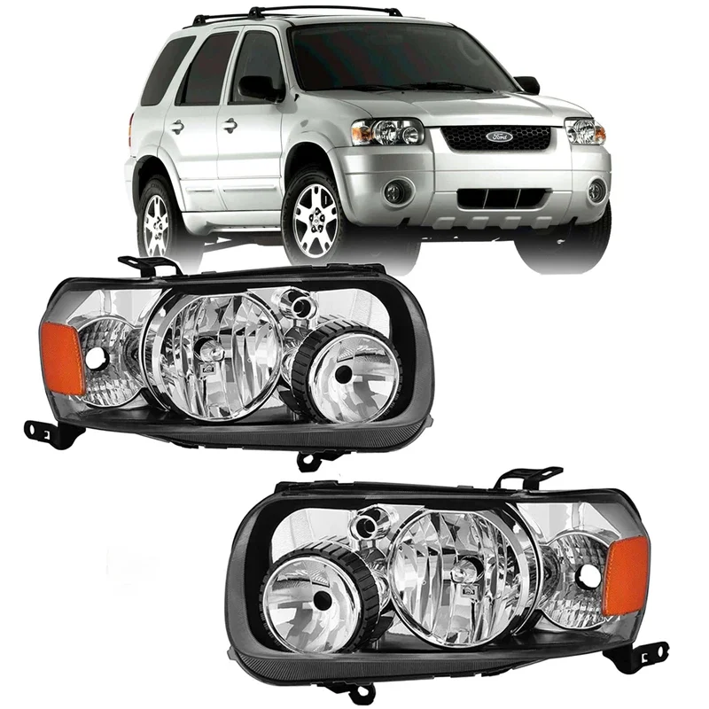

For Ford Escape 2005 2006 2007 Automotive Headlight Driver 12v Headlight Assembly FO2518102 FO2519102