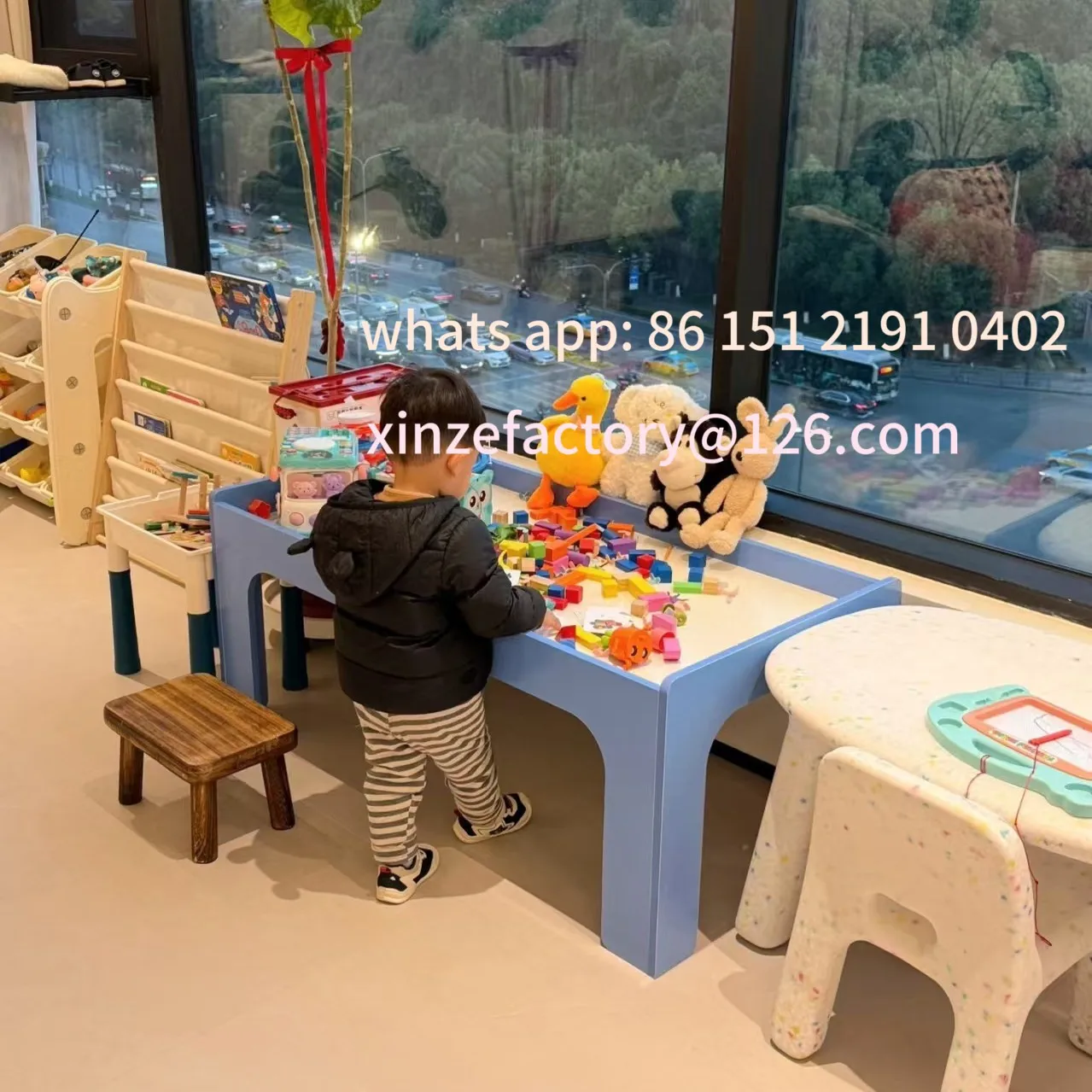 

Customizable children play sand table sand table