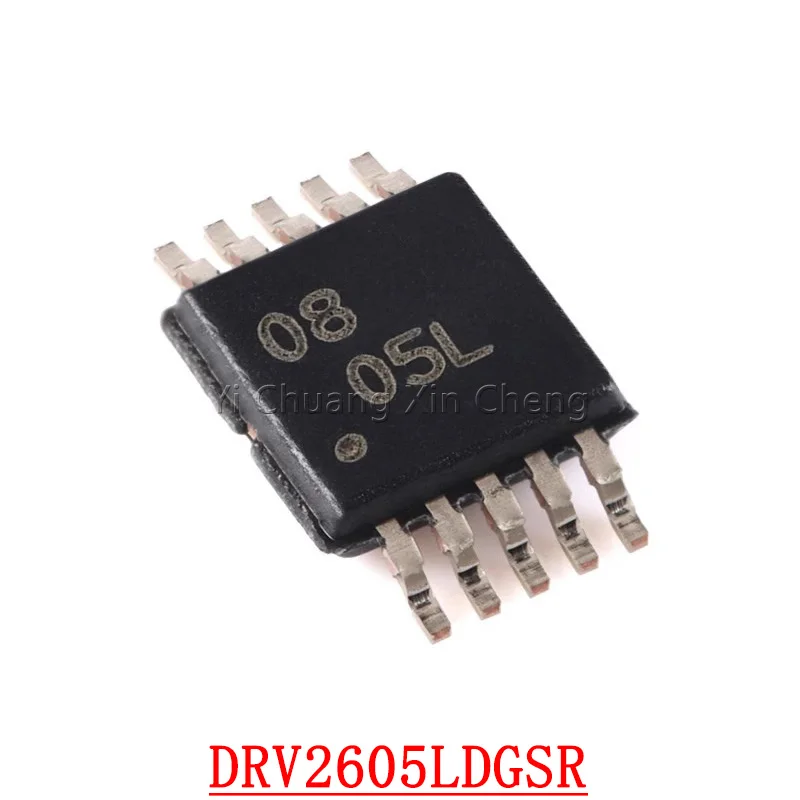 1Pieces New Original DRV2605LDGSR VSSOP-10 DRV DRV2605 DRV2605L DRV2605LD DRV2605LDG DRV2605LDGS Work