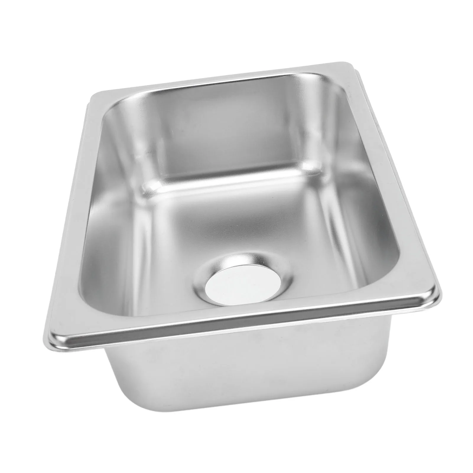Fregadero de acero inoxidable RV 304, 265x162x65mm, antideformación, resistente a la oxidación, lavabo de mano para barco, caravana, yates, barcos