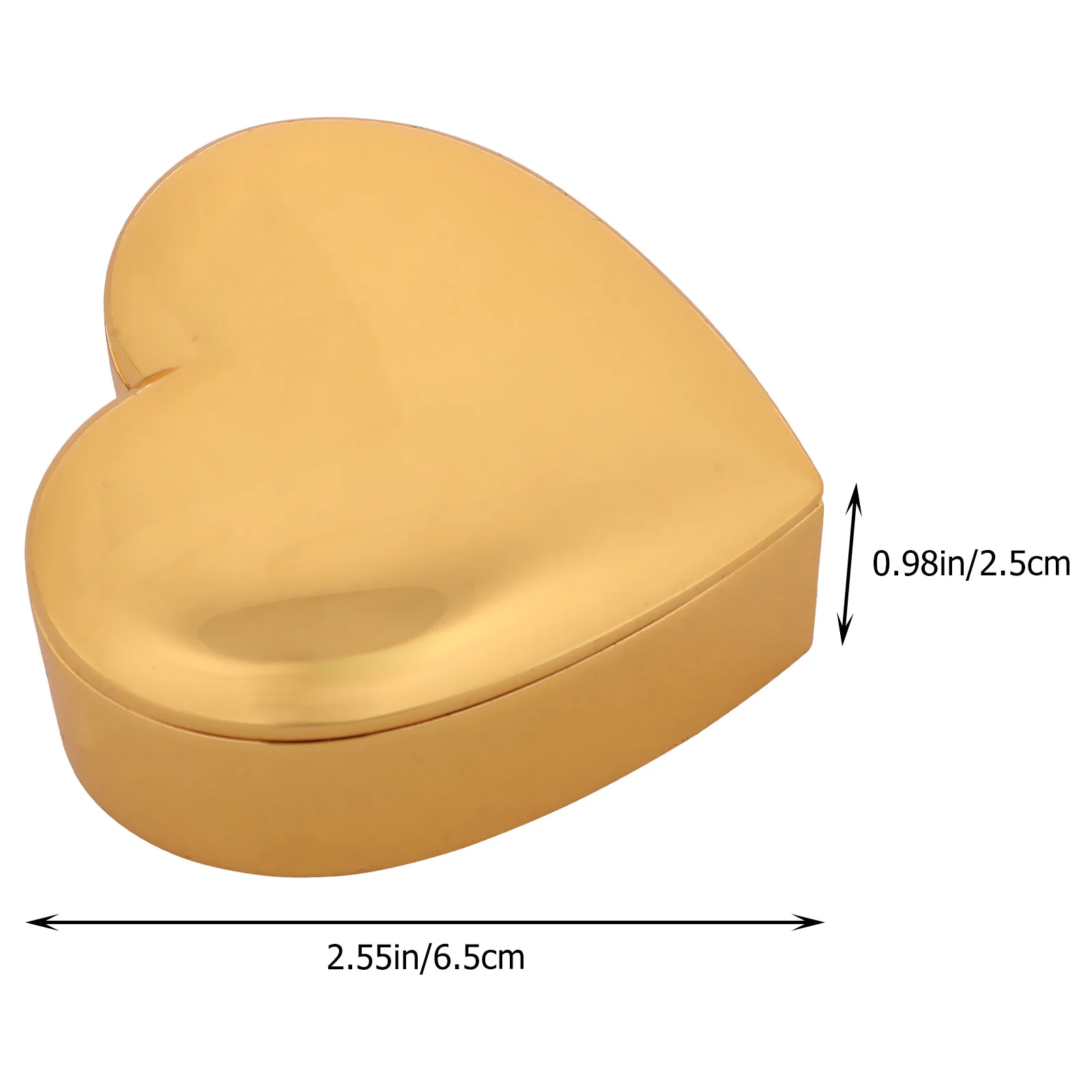 حامل خاتم الخطوبة من سبائك الزنك على شكل قلب حقيبة سفر للرجال والنساء لتخزين المجوهرات صندوق خاتم الهدايا صندوق جميل