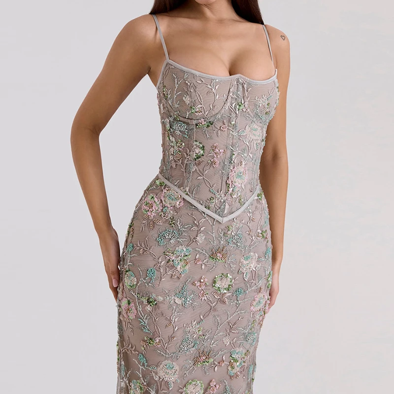 Frühling Sommer Low Cut Hohe Taille Dame Party Kleid Neue Temperament Off Schulter Langes Kleid Mode Gedruckt Ärmelloses Strand Kleid