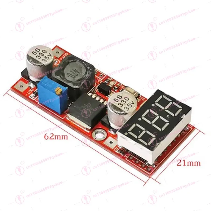 LM2596 Adjustable Step-down Regulator Power Board Module DC4.5-28V To DC1.3V-25V with Digital Display