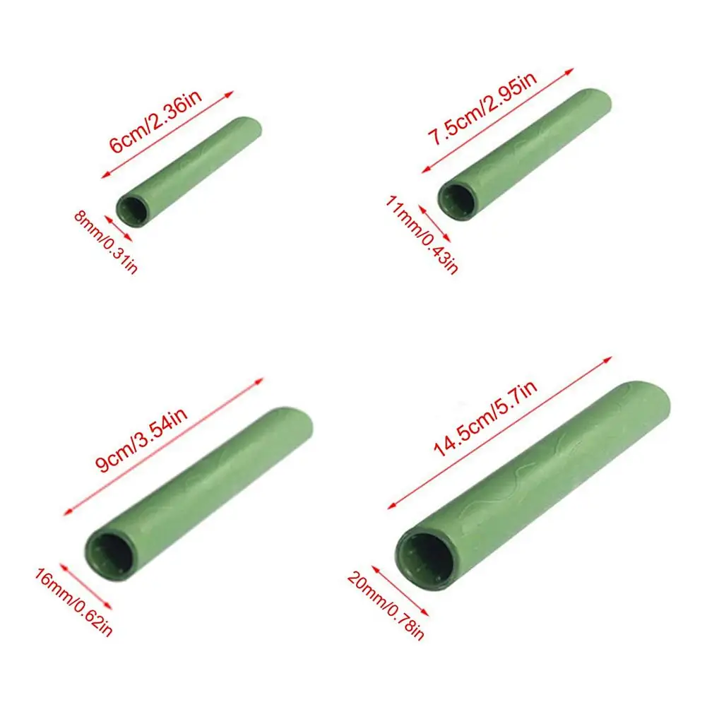 8//20mm Garten pflanzens tütze Verbindungs rohr reben Kletter pflanzen halterung Pfahl verbinder Pfropf stift verbinder