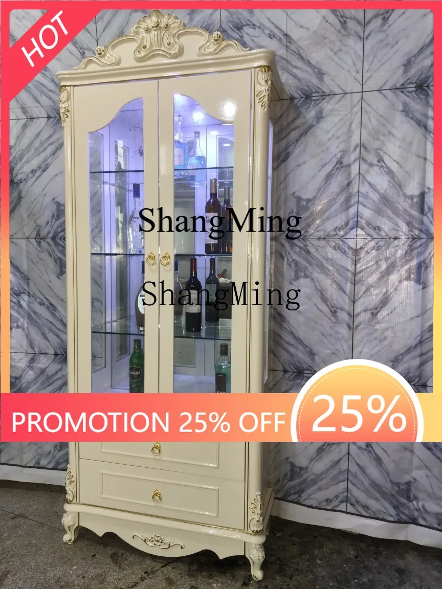 FG good-looking Triangle Corner Locker Living Room Corner Corner Multifunctional Display Cabinet