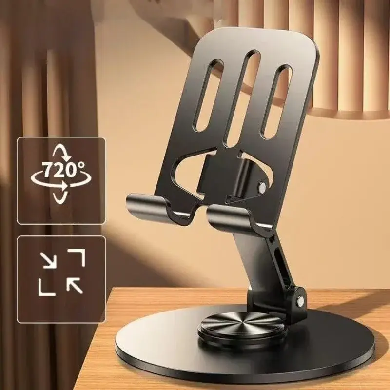 Magnetic desk phone stand mount