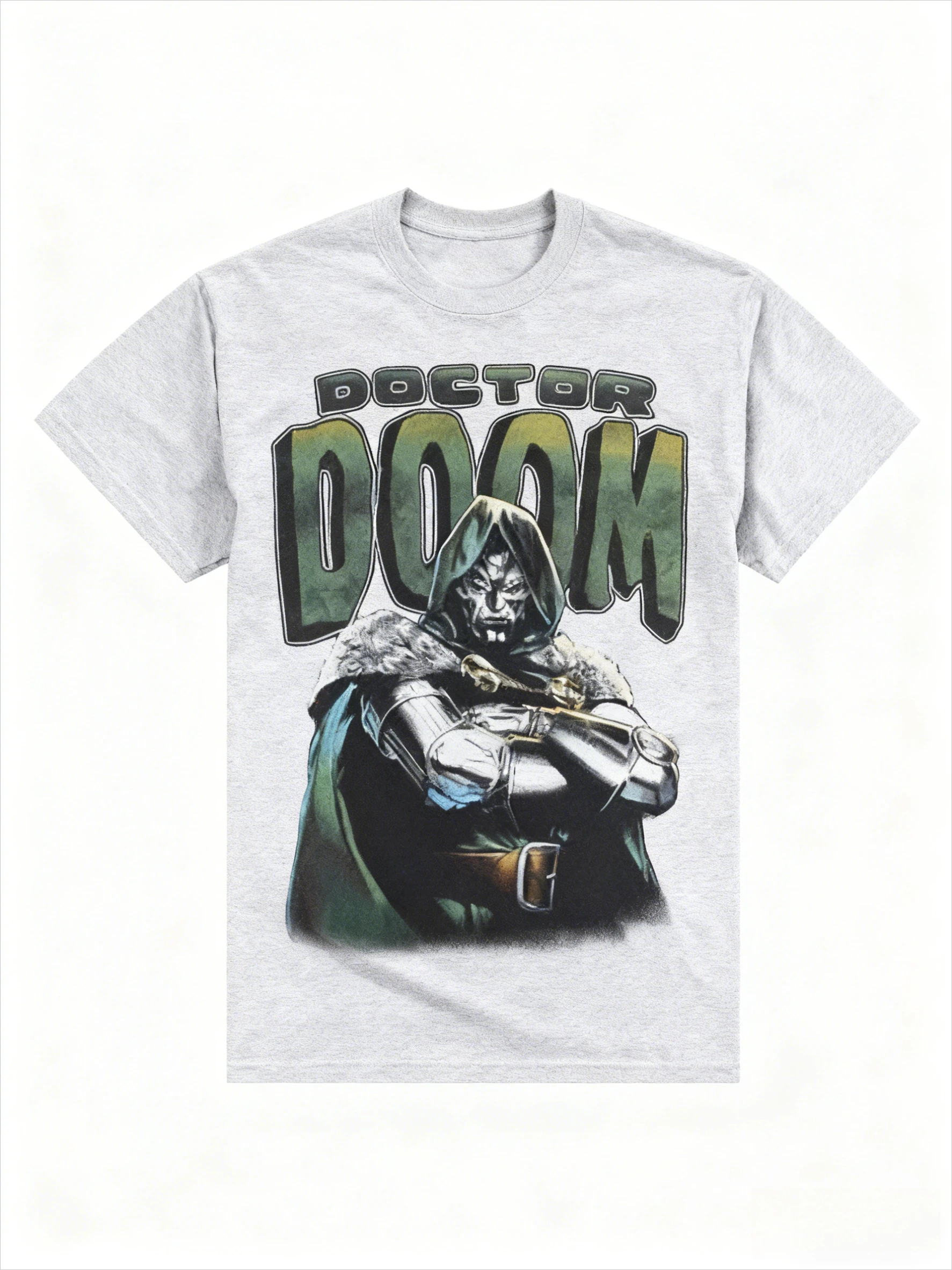 مارفل حقيقية 2026 موضة جديدة رائعة أربعة أطباء الموت غطاء كوميدي طباعة كبيرة الحجم الرجال قصيرة الأكمام فضفاضة تي شيرت غير رسمي #2