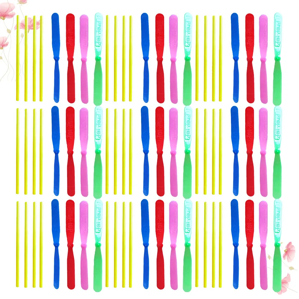 100Pcs Dragonfly Toy Flying Launchers Simple Fun Parent-child Interaction Outdoor Activity Kids Backyard Play