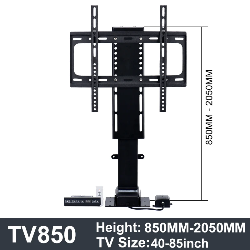Imagem -03 - Elétrica tv Lifting Stand para Grande Lcd Led Gabinete Mount Lifter Pode Ser Instalado de Cabeça para Baixo 1500 mm Curso 120kg de Carga 30 100