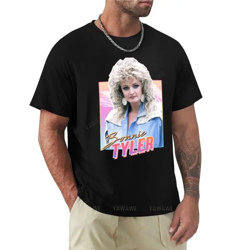 summer men t-shirt brand top Bonnie Tyler - 80s design T-Shirt boys white t shirts oversized t shirts mens vintage t shirts