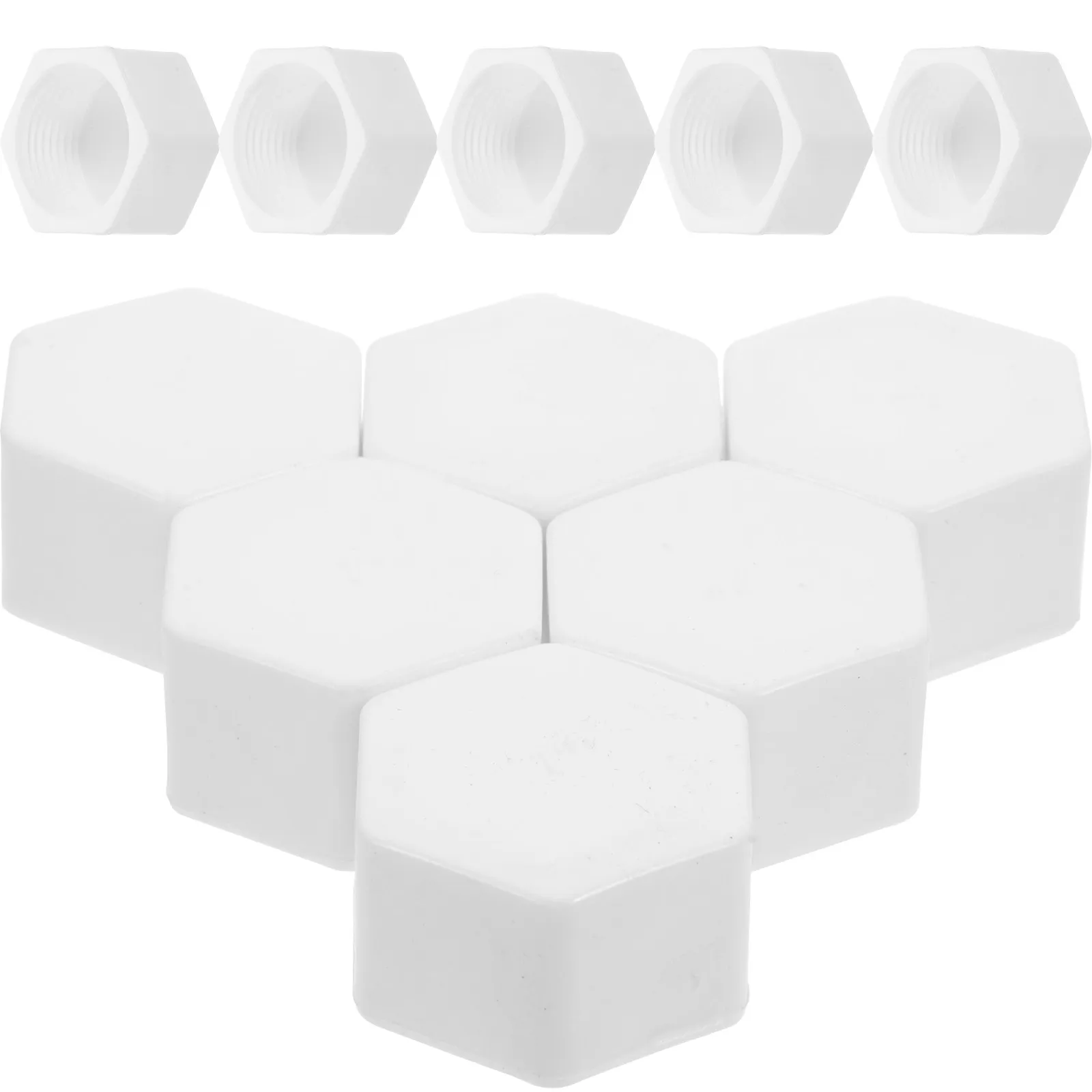 

20Pcs Ppr Inner Thread Plug 1 Inch Hexagonal End Cap for Water Line Irrigation Sprinkler System Cold Supply Pool Spa Fittings