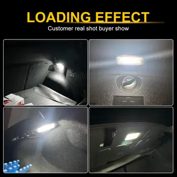 適用於BMW E46 E60 E61 E90 E87 F10 E81 F20 F21 E39 的行李箱燈/行李箱燈/LED 汽車行李箱燈/CANBUS OEM 63316962039 10 最佳銷售 透明 E46 尾燈 - №3