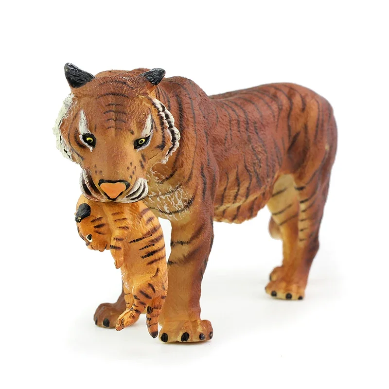 Figura de acción de antílope de plástico sólido para niños, modelo de Animal salvaje, Tigre, antílope, Panthera, Tigris, Ssp.altaica, Cabra, adornos cognitivos