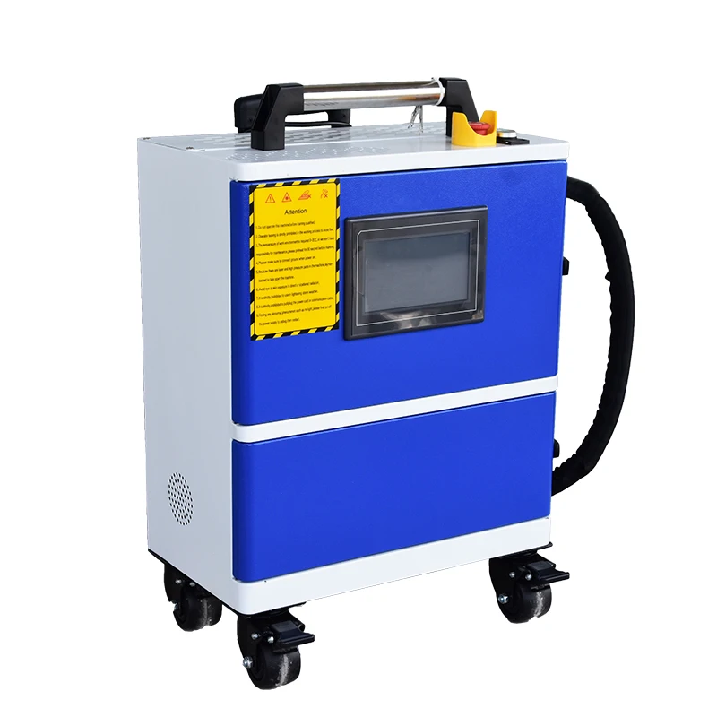 Factory Price 100W Fiber Laser Cleaner Metal Rust Paint Removing Machine Hand Held Pulse Laser Cleaning Machine