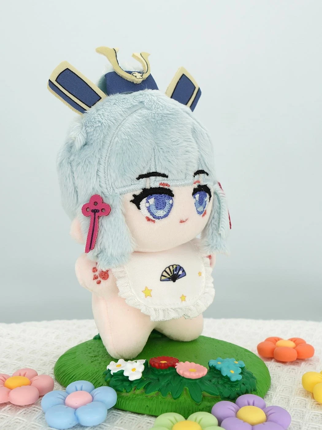 Genshin Impact Kamisato Ayaka Cosplay Cotton Doll Haliaster Stuffed Toys Starfish Body Mignon Soft Cartoon Ambitus Anime Maumet