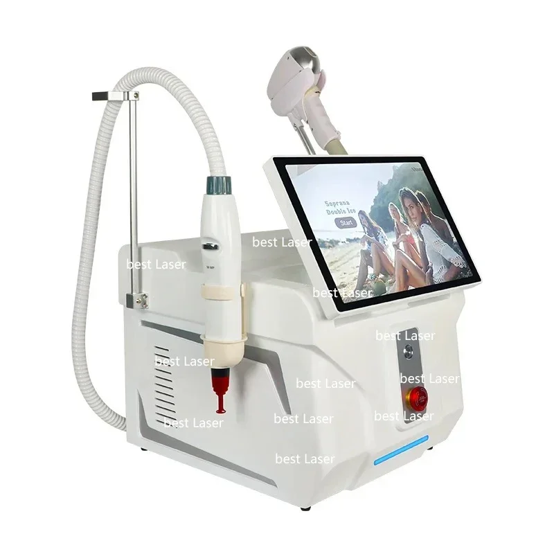 3500W salon use 808 diode Laser permanent Portable 2 in 1 picosecond laser tattoo removal and hair removal switched machine