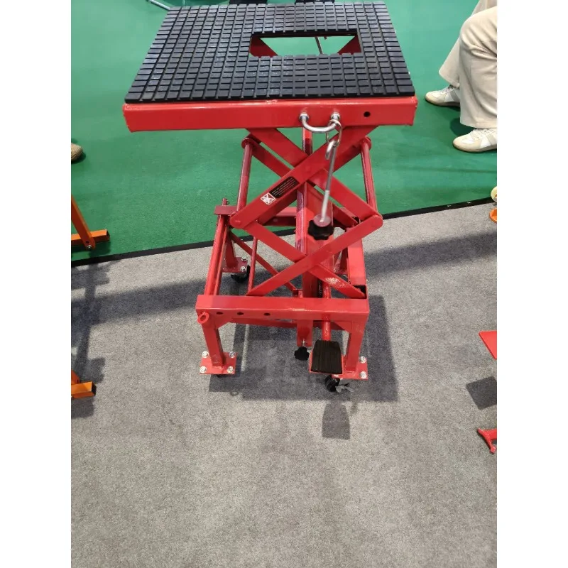 Off-road motorcycle high-level hoist lift platform hydraulic jack repair frame bracket