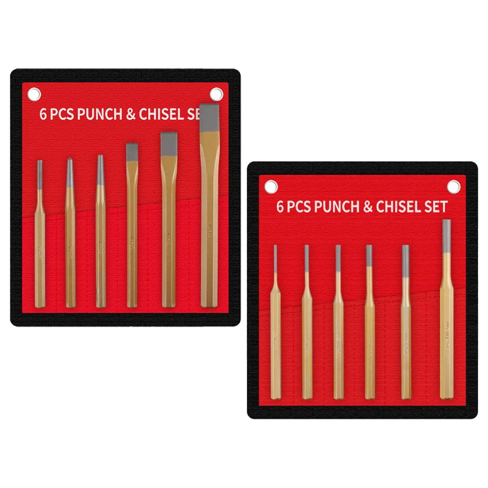 6 個のセンターパンチロケーターセット彫刻センタリングピンと DIY 用チゼルツール