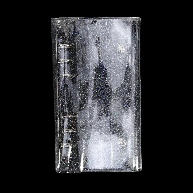 A6 Schmale Lose Blatt Abdeckung Binder 10 stücke 1 Grid 2 Grid Lagerung Taschen Für Postkarten Sammeln Buch Organizer lose Blatt Abdeckung – Detail 8
