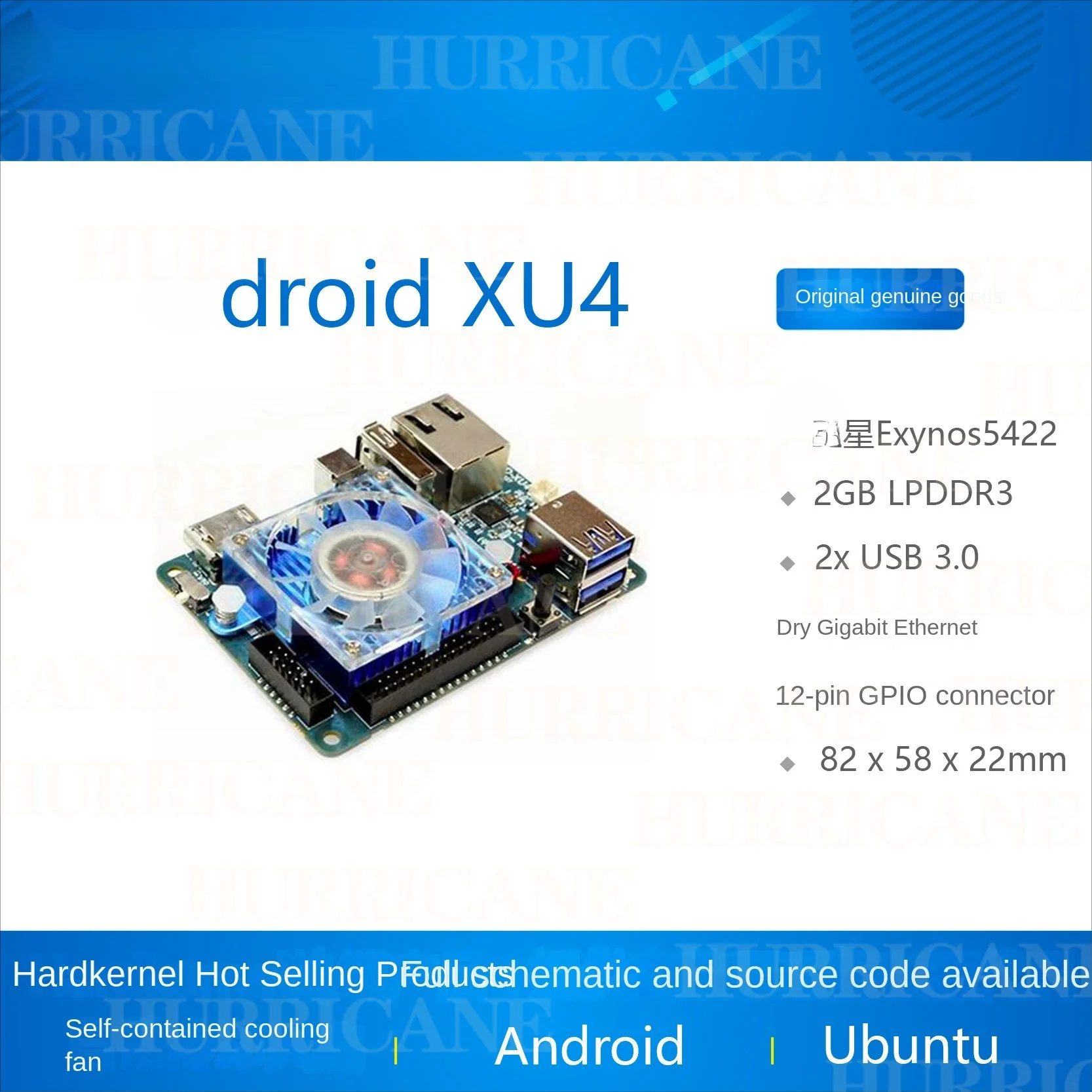 ODROID XU4 development board open source octa-core Samsung Exynos5422 HardkernelUSB 3.0