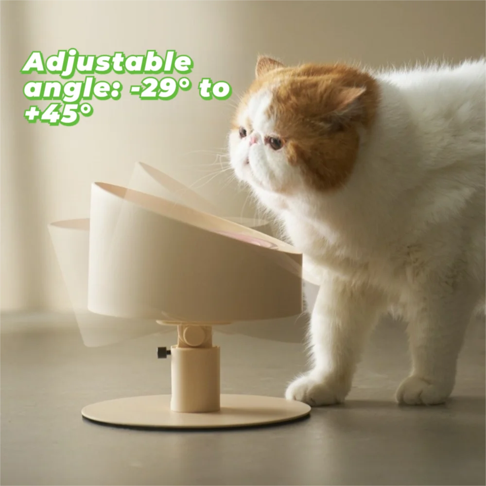 

Миска для кошек, регулируемая керамическая миска для кошек, защита шеи, нескользящая миска для воды для домашних животных, миска в форме цветка, миска против рвоты, товары для домашних животных